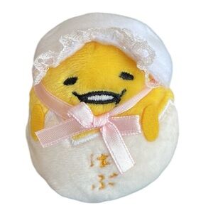 Sanrio Gudetama Lazy Egg Baby Mini Bean Cute Kawaii Small Plush Toy